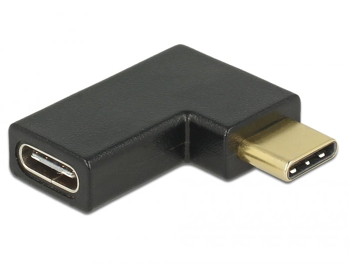 DeLOCK 65915 tussenstuk voor kabels 1 x USB Type-C Male 1 x USB 3.1 Gen 2 Type-C™ female Zwart (65915) thumbnail