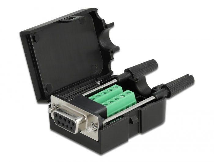 DeLOCK 66257 kabel-connector Zwart (66257) thumbnail