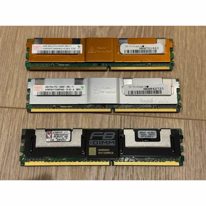 HP MEM,MICRON,DDR2 FB-667,4GB (34-03-00019-R) thumbnail