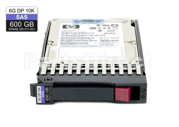 HP SPS-DRVHD600GB2.510KHTC6GSASHP (657738-001) thumbnail