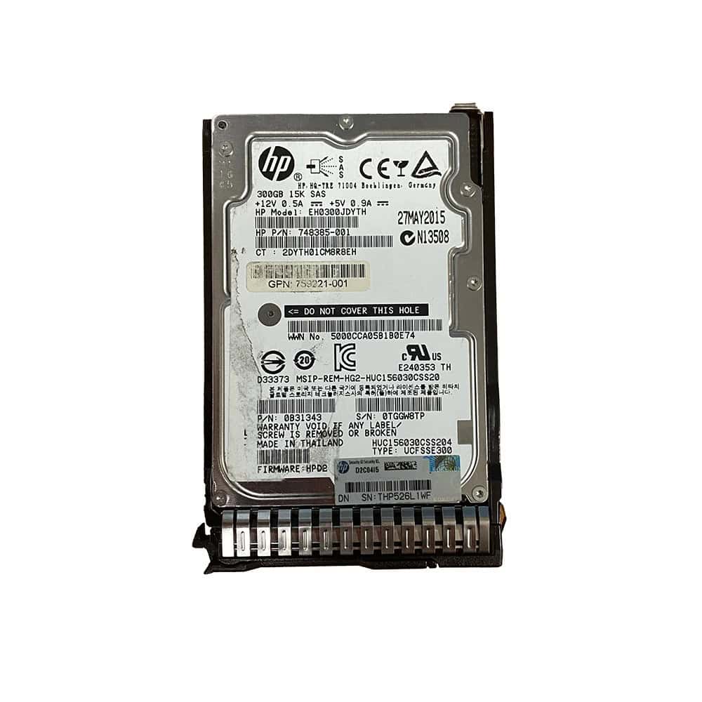 HP DRV, GNRC-SPS, 300G 12G SAS (759221-002) thumbnail