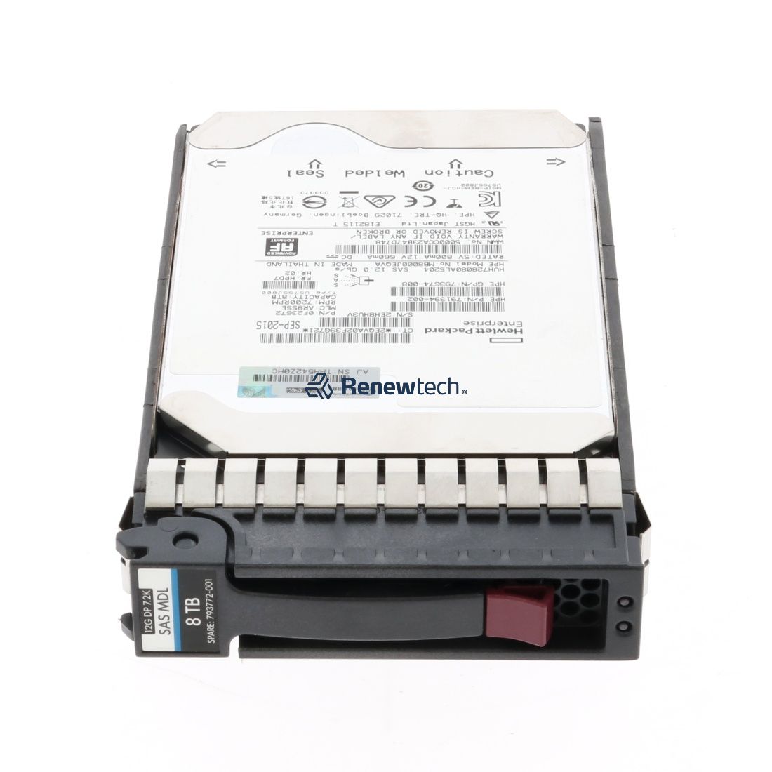 HP SPS-DRV HD 8TB 12G 7.2K 3.5 SAS MDL (793772-001) thumbnail