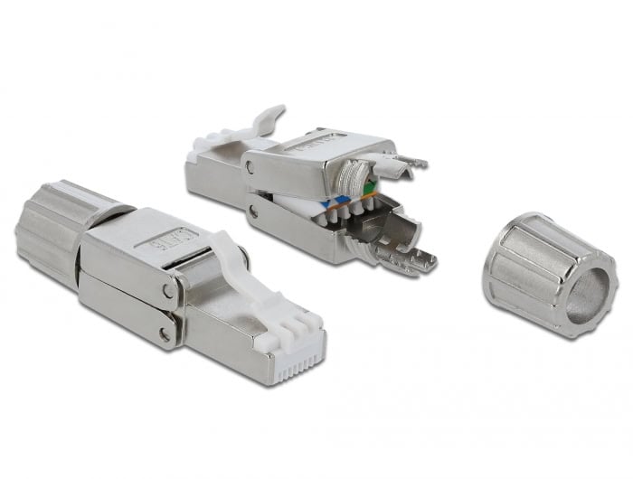 DeLOCK 86476 kabel-connector RJ-45 Grijs (86476) thumbnail