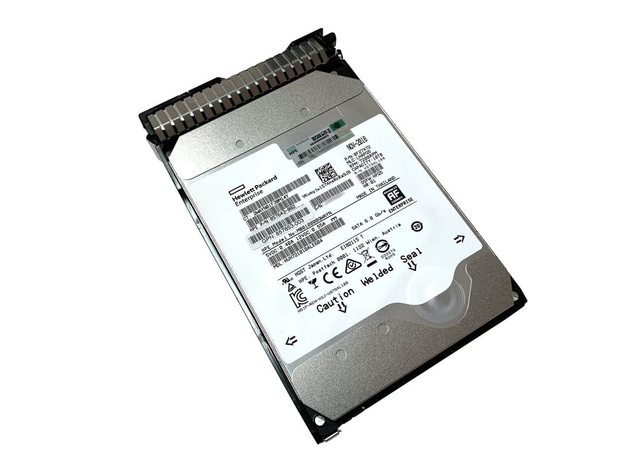 HPE - Festplatte - 10 TB - 3.5 LFF (8.9 cm LFF) - SATA 6Gb/s - 7200 U/min (857967-001) thumbnail