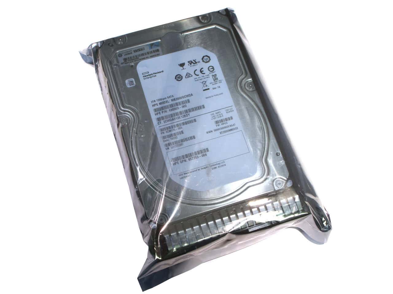 HP 2TB SATA 6G 7.2K LFF SC (858649-001) thumbnail