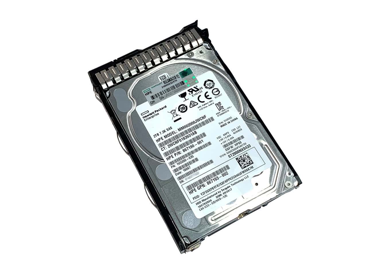 HP SPS-DRV HDD 2TB 12G 7.2K SFF SAS SC (867204-001) thumbnail