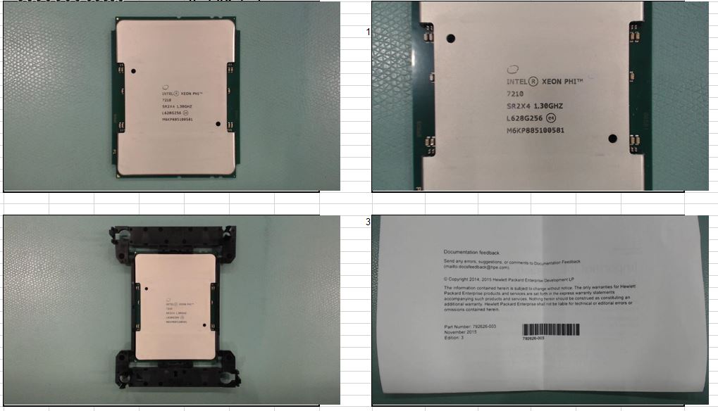HP SPS-CPU KNL 7210 64C 1.30G 32M 215W (867568-001) thumbnail