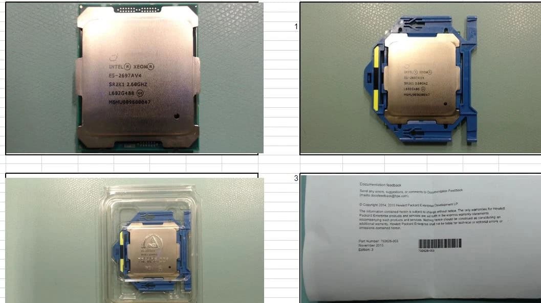 HP Intel Xeon E5-2697 v4 (868095-001) thumbnail