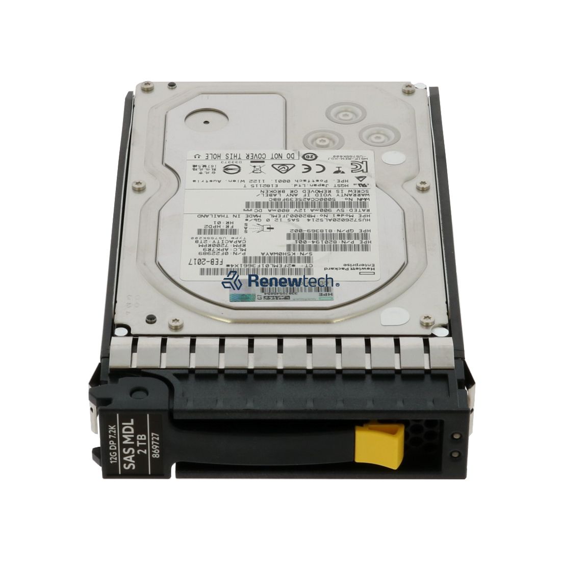 HP SPS-DRV HDD 2TB 12G 7.2K LFF SAS MDL (869727-001) thumbnail
