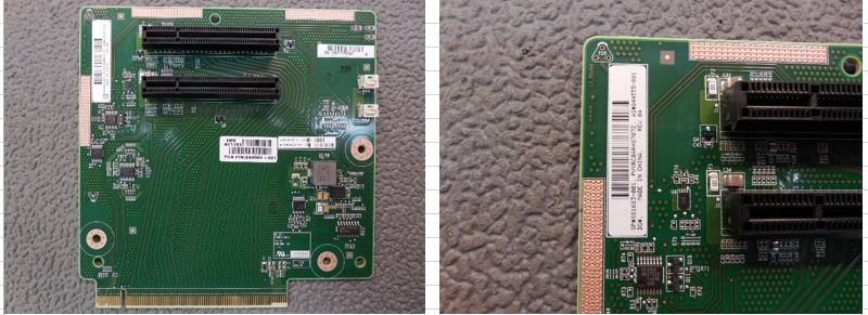 HP SPS-PCA 2x8 Tertiary PCIe Riser (881683-001) thumbnail