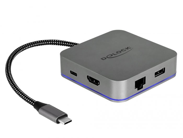 DeLOCK 87742 dockingstation voor mobiel apparaat Tablet Grijs (87742) thumbnail