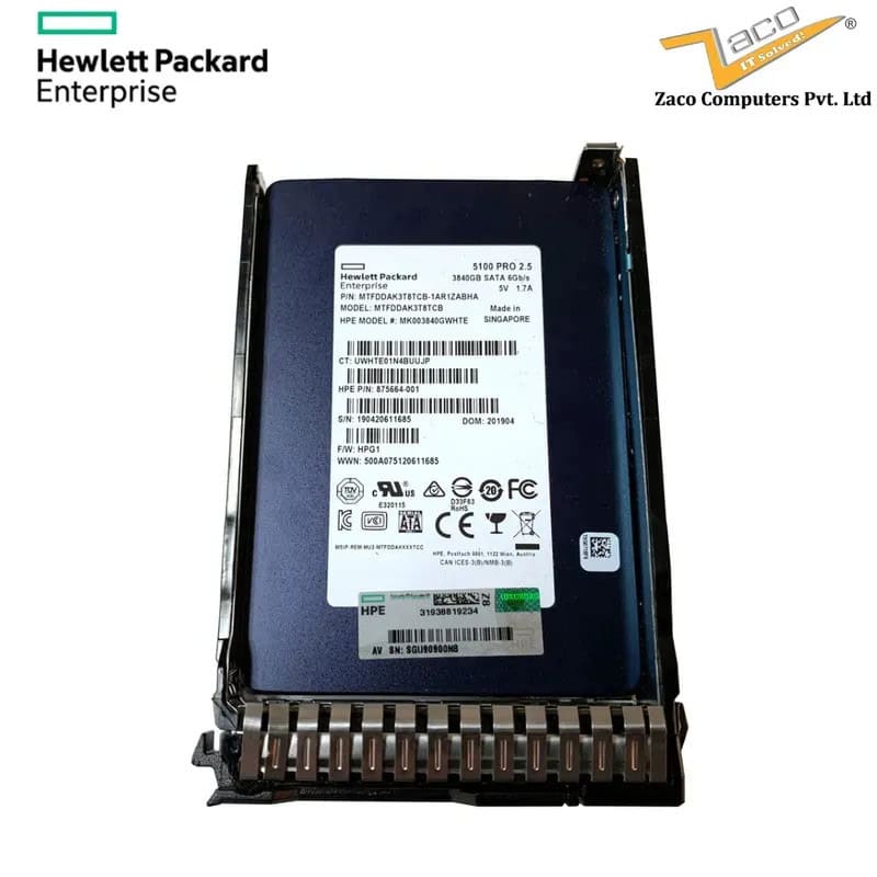 HP SPS-DRV SSD 3.84TB SFF NVMe x4 RI SCN (P10534-001) thumbnail