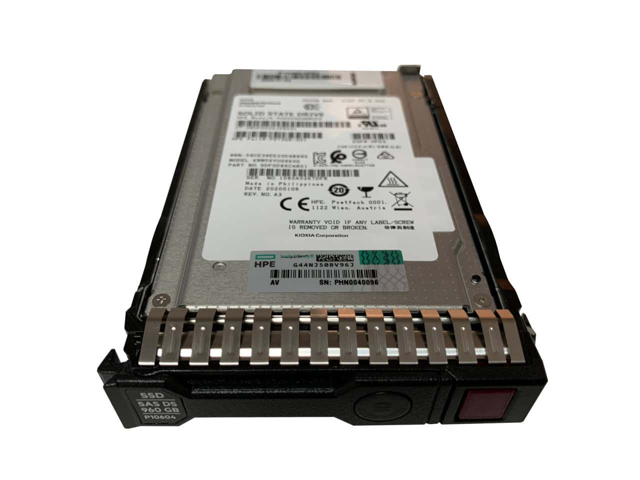 HPE 960GB SAS 12G MU SFF SC Value SAS RM5 SSD P10448-B21 (P10604-001) thumbnail