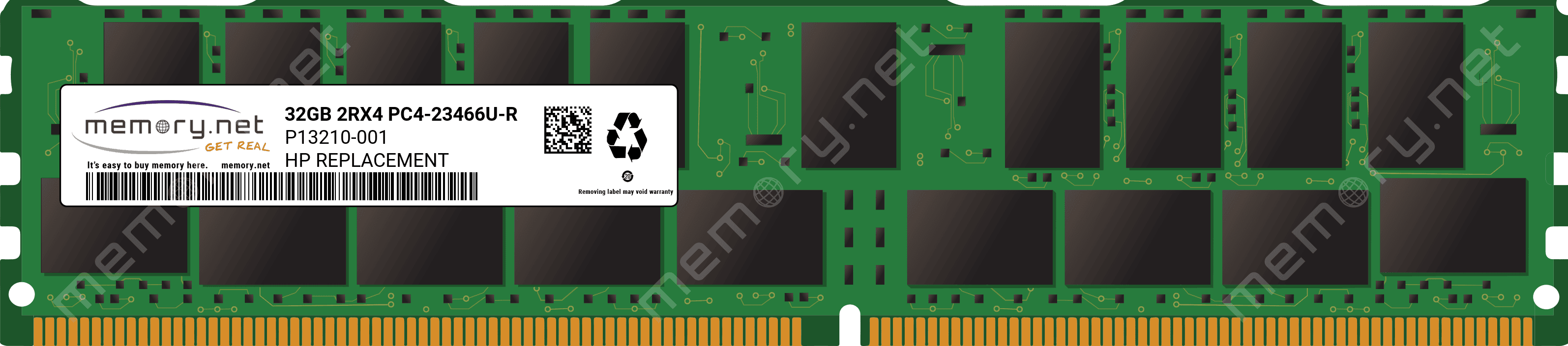 HPE SPS-DIMM 32GB 2Rx4 PC4-2933Y-R (P13210-001) thumbnail