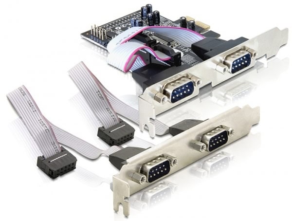 DeLOCK 4 x serial PCI Express card interfacekaart/-adapter (89178) thumbnail
