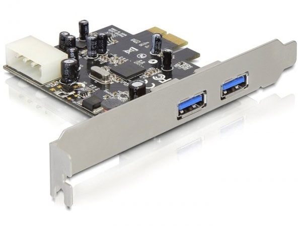 DeLOCK USB 3.0 PCI Express Card interfacekaart/-adapter USB 3.2 Gen 1 (3.1 Gen 1) (89241) thumbnail