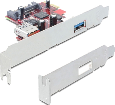 DeLOCK USB 3.0/PCI-E interfacekaart/-adapter USB 3.2 Gen 1 (3.1 Gen 1) (89273) thumbnail