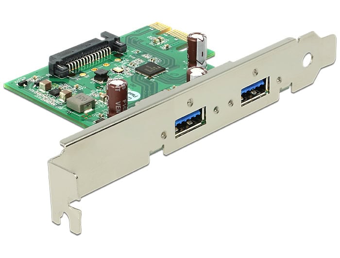 DeLOCK 89391 interfacekaart/-adapter Intern USB 3.2 Gen 1 (3.1 Gen 1) (89391) thumbnail