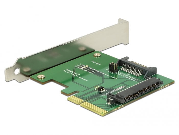 DeLOCK 89672 interfacekaart/-adapter Intern PCI, SATA, U.2 (89672) thumbnail