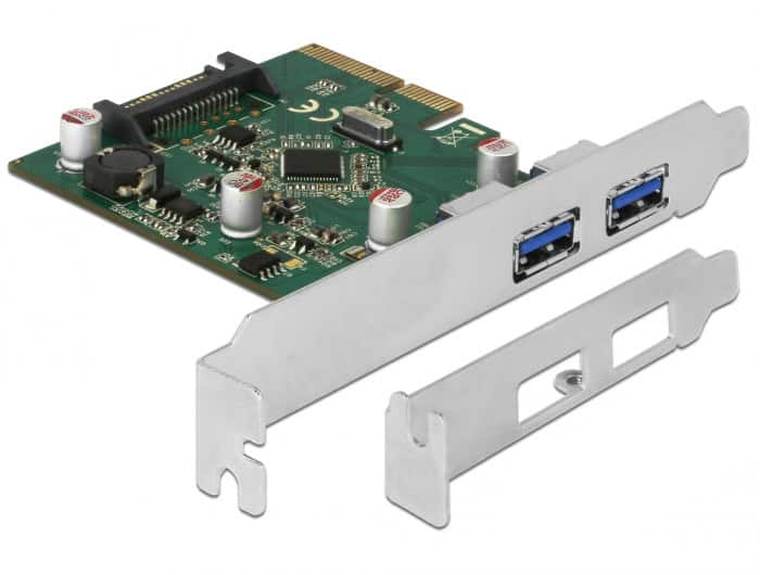 DeLOCK 90298 interfacekaart/-adapter Intern USB 3.2 Gen 1 (3.1 Gen 1) (90298) thumbnail