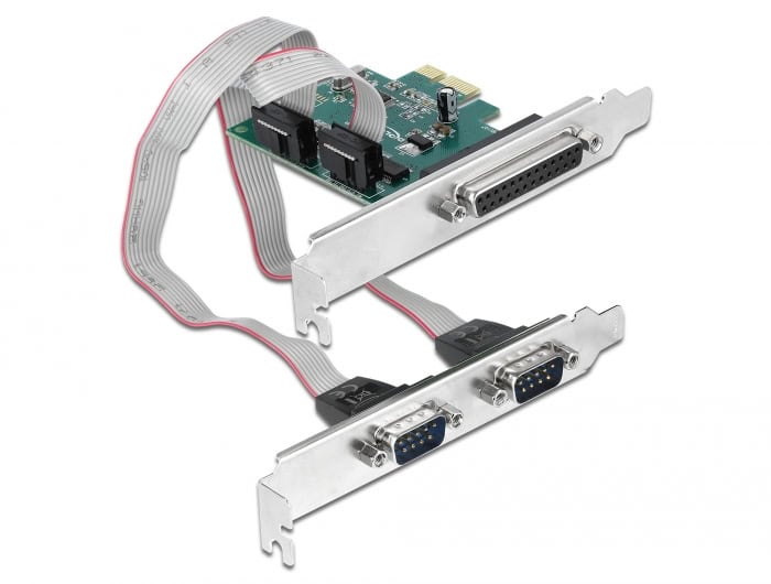 DeLOCK 90413 interfacekaart/-adapter Intern Parallel, RS-232 (90413) thumbnail