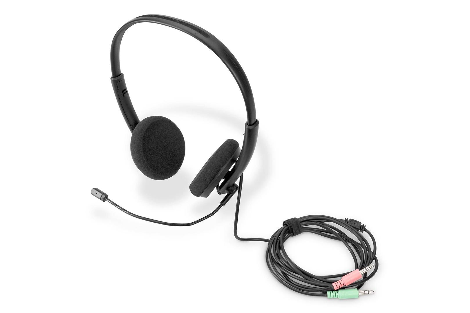 DIGITUS On Ear Office Headset mit Geräuschred. 3,5 mm Stereo (DA-12202) thumbnail
