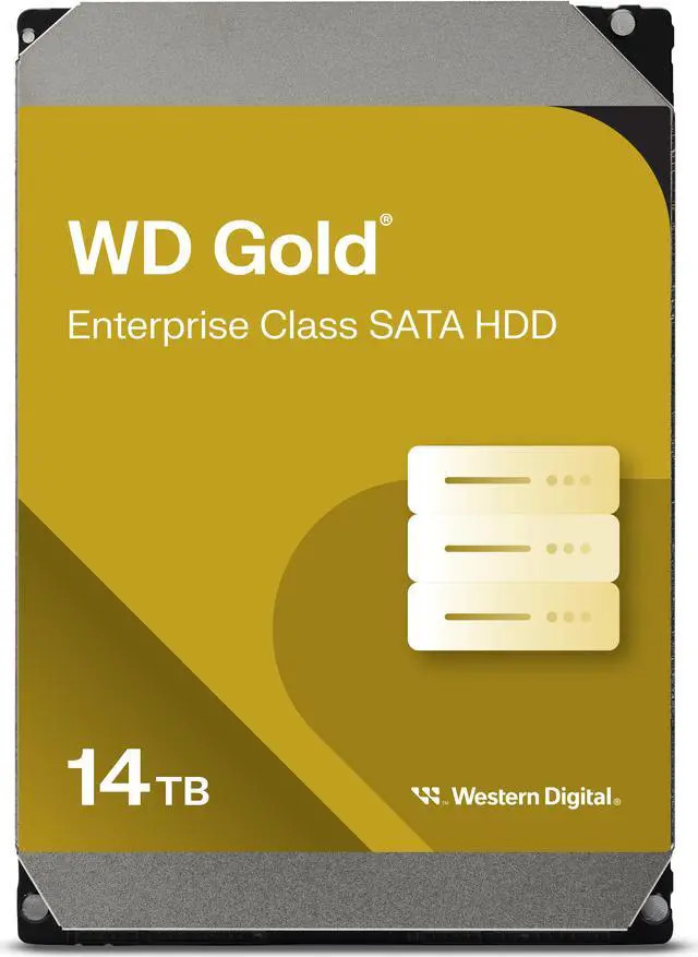Western Digital WD Gold 14TB SATA 6Gb/s 8,89cm 3,5Zoll 512MB cache 7200rpm internal RoHS compliant Enterprise HDD Bulk (WD142KRYZ) thumbnail
