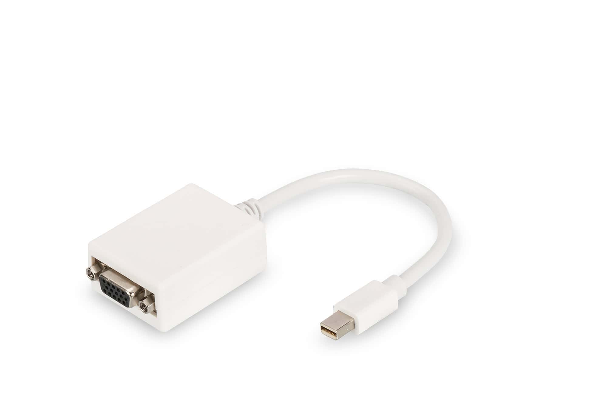 Digitus DB-340407-001-W video kabel adapter 0,15 m Mini DisplayPort Wit (DB-340407-001-W) thumbnail