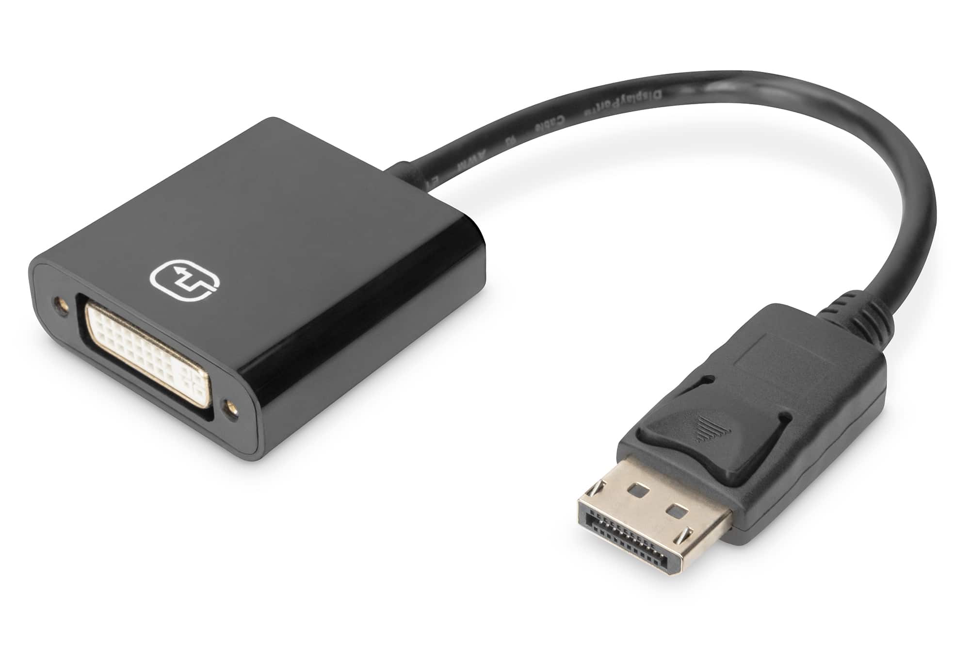 Digitus DB-340414-001-S video kabel adapter 0,15 m Mini DisplayPort DVI-I Zwart (DB-340414-001-S) thumbnail