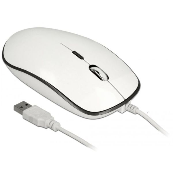 DeLOCK 12532 muis Ambidextrous USB Type-A Optisch 3200 DPI (12532) DeLOCK 12532 muis Ambidextrous USB Type-A Optisch 3200 DPI (12532)