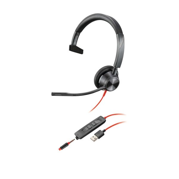 HP Poly Poly Blackwire 3315 USB-A Headset (76J12AA)