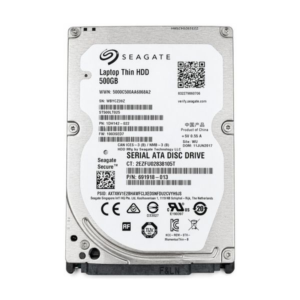 HP 500GB 2.5-inch SATA harde schijf 5400 RPM (P06188-011)