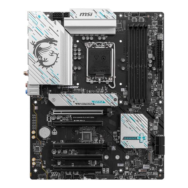 MSI B760 GAMING PLUS WIFI DDR4 moederbord Intel B760 LGA 1700 ATX (7D98-043R)