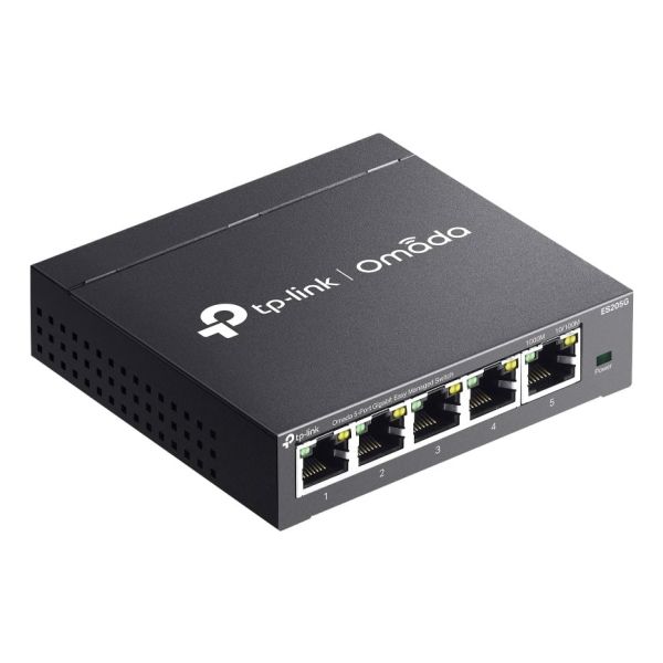 TP-Link Omada ES205G netwerk-switch Managed Gigabit Ethernet (10/100/1000) Zwart (ES205G)