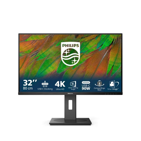 Philips 3000 series 32B1U3900/00 computer monitor 80 cm (31.5") 3840 x 2160 Pixels 4K Ultra HD LCD Zwart (32B1U3900/00) Philips 3000 series 32B1U3900/00 computer monitor 80 cm (31.5") 3840 x 2160 Pixels 4K Ultra HD LCD Zwart (32B1U3900/00)