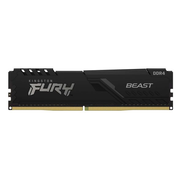 Kingston Technology FURY Beast 32GB 3200MT/s DDR4 CL16 DIMM (Kit van 4) Black (KF432C16BBK4/32) Kingston Technology FURY Beast 32GB 3200MT/s DDR4 CL16 DIMM (Kit van 4) Black (KF432C16BBK4/32)