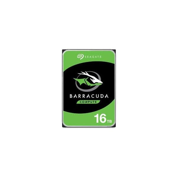 Seagate Barracuda 16TB interne harde schijf 7200 RPM 512 MB 3.5" SATA (ST16000DM001)