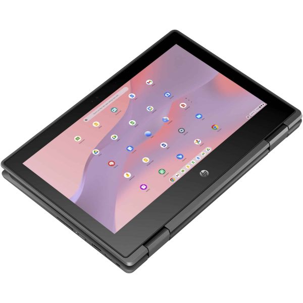 HP Chromebook Fortis x360 G3 J Intel® Celeron® N5100 29,5 cm (11.6") Touchscreen HD 8 GB LPDDR4x-SDRAM 64 GB eMMC Wi-Fi 6 (802.11ax) ChromeOS Zwart QWERTY (4L1K6EA#ABH)