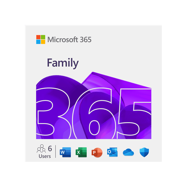Microsoft 365 Family - 1 jaar voor 6 pc/mac (EP2-36894)