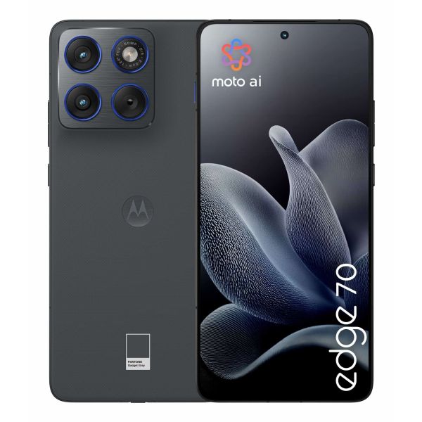Motorola edge 70 17 cm (6.7") Dual SIM Android 16.0 5G USB Type-C 12 GB 512 GB 4800 mAh Grijs (PBA50001SE)