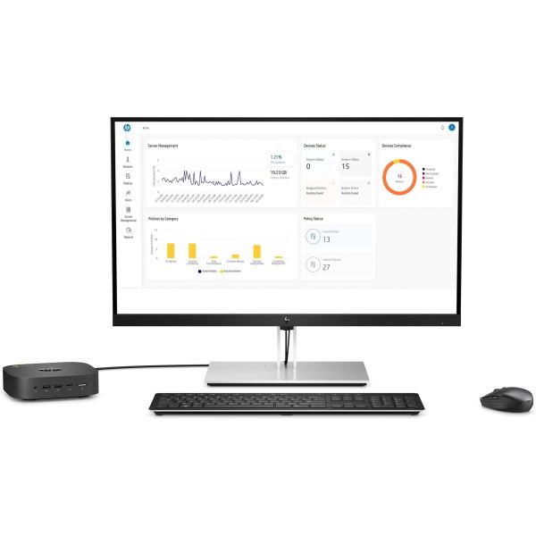 HP Chromebox G3 Intel® Core™ i7 i7-10610U 8 GB DDR4-SDRAM 128 GB SSD ChromeOS Mini PC Zwart (34D71EA#ABH)