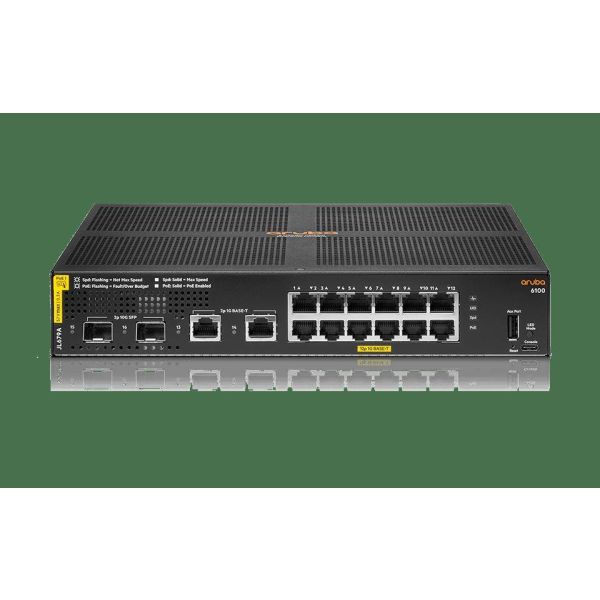 HP Aruba 6100 12G 2SF 139W Reman Swch:EU-en (JL679AR#ABB)