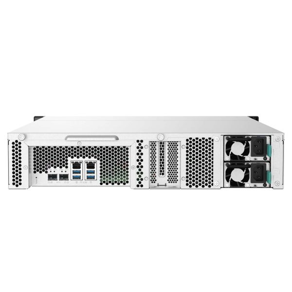 QNAP TS-1232PXU-RP NAS Rack (2U) Annapurna Labs AL324 4 GB DDR4 0 TB QNAP QTS Zwart (TS-1232PXU-RP-4G)