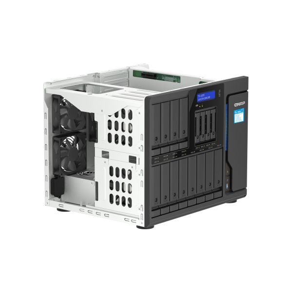 QNAP TS-1655 NAS Tower Intel Atom® C5125 8 GB DDR4 0 TB QNAP Turbo System Zwart (TS-1655-8G)