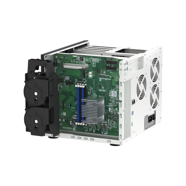 QNAP TS-1655 NAS Tower Intel Atom® C5125 8 GB DDR4 0 TB QNAP Turbo System Zwart (TS-1655-8G)