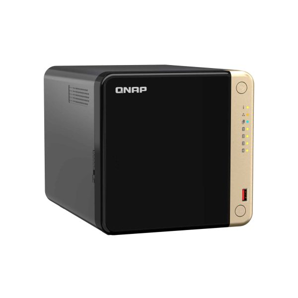 QNAP TS-464 NAS Tower Intel® Celeron® N5095 8 GB DDR4 0 TB QNAP QTS Zwart (TS-464-8G) QNAP TS-464 NAS Tower Intel® Celeron® N5095 8 GB DDR4 0 TB QNAP QTS Zwart