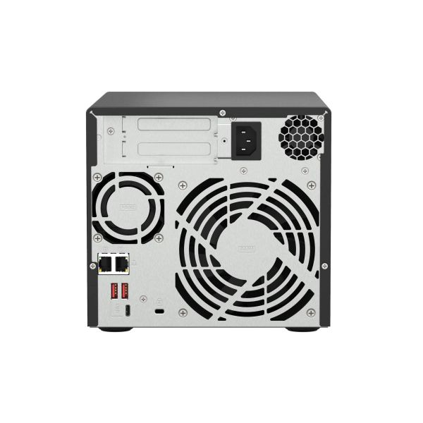QNAP TS-473A NAS Tower Ryzen Embedded V1500B 8 GB DDR4 0 TB QNAP Turbo System Zwart (TS-473A-8G)