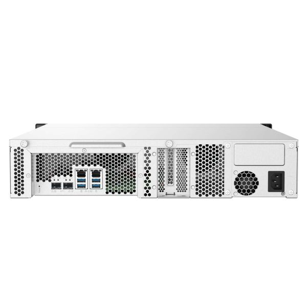 QNAP TS-832PXU NAS Rack (2U) Annapurna Labs AL324 4 GB DDR4 0 TB QNAP Turbo System Aluminium, Zwart (TS-832PXU-4G)