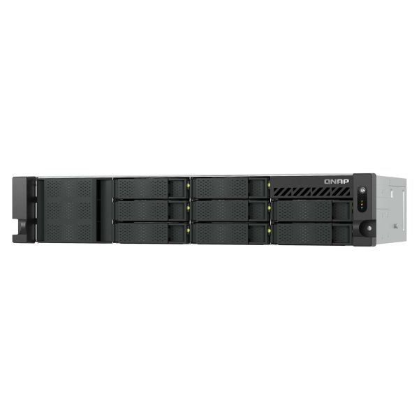 QNAP TS-855EU-RP NAS Rack (2U) Intel Atom® C5125 8 GB DDR4 0 TB QuTS hero Zwart (TS-855EU-8G)