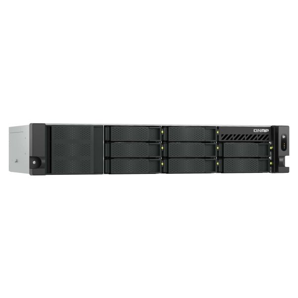 QNAP TS-855EU-RP NAS Rack (2U) Intel Atom® C5125 8 GB DDR4 0 TB QuTS hero Zwart (TS-855EU-8G)